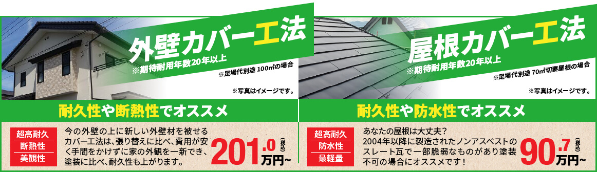 屋根カバー・外壁カバープラン