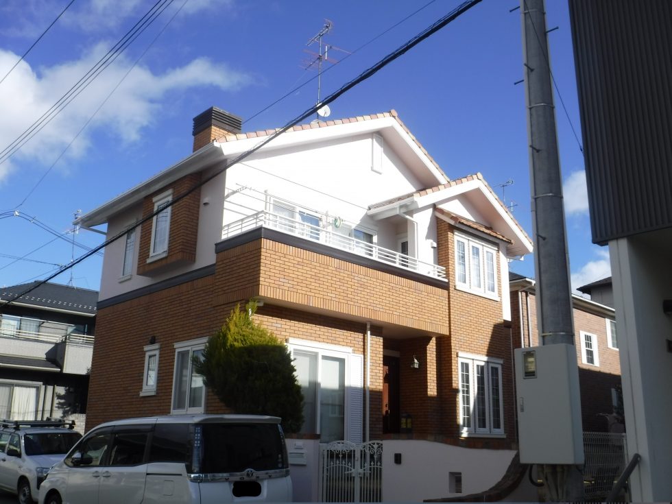 E様邸外壁塗装工事