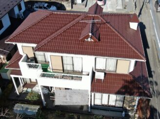 O様邸 屋根塗装・軒天、破風修理工事